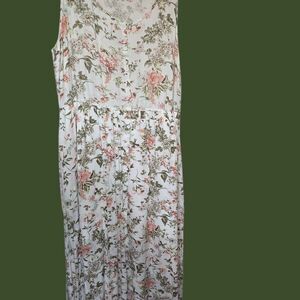 Frye Cream Sleeveless V-Neck Maxi Dress